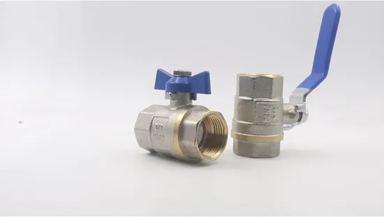 Nickle Plated 15mm Full Port Compression Brass Ball Valve Y Strainer